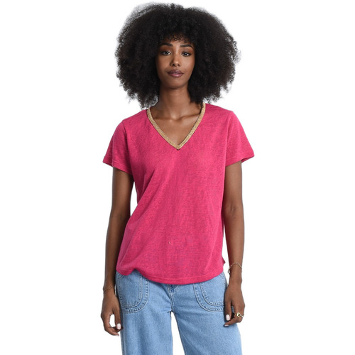 Abbigliamento Donna T-shirt & Polo Molly Bracken T427BP-FUSHIA Rosa