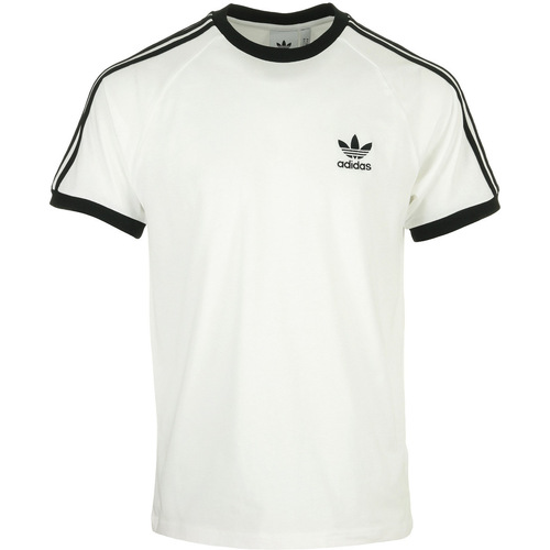 Abbigliamento Uomo T-shirt maniche corte adidas Originals 3 Stripes Tee Bianco