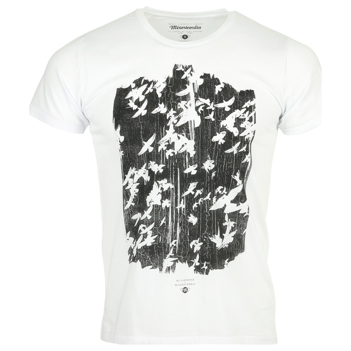 Abbigliamento Uomo T-shirt maniche corte Misericordia Querido Mi Libertad Bianco