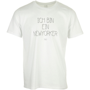 Abbigliamento Uomo T-shirt maniche corte Civissum Ich Bin Ein Newyorker Tee Bianco