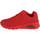 Scarpe Bambina Sneakers basse Skechers Uno Stand On Air Rosso