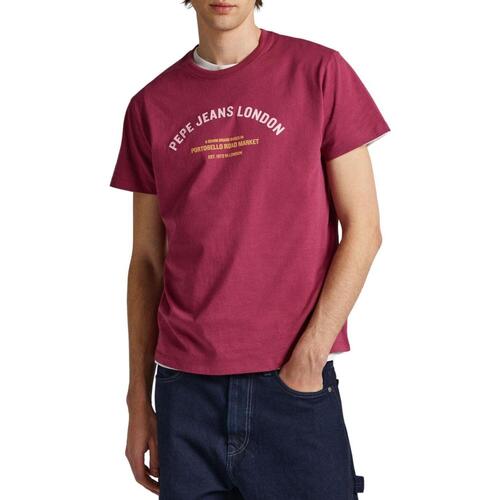 Abbigliamento Uomo T-shirt maniche corte Pepe jeans  Rosso