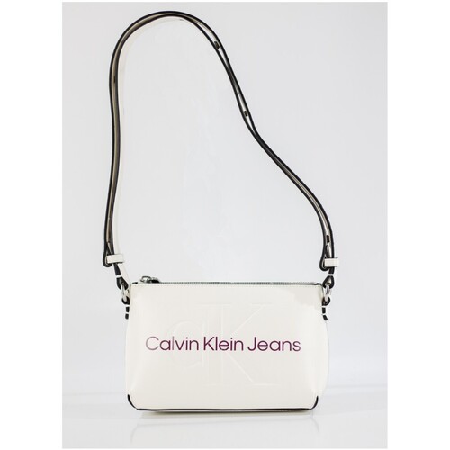 Borse Donna Tracolle Calvin Klein Jeans Bolsos  en color blanco para Bianco