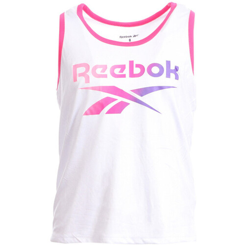 Abbigliamento Unisex bambino Top / T-shirt senza maniche Reebok Sport C74149-D Bianco