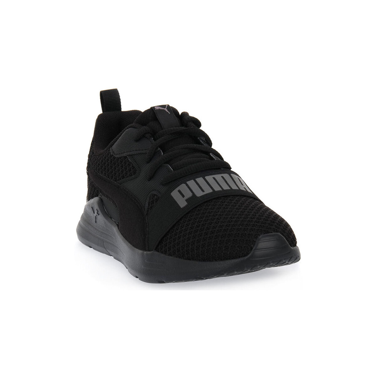 Scarpe Bambino Sneakers Puma 01 WIRED RUN PURE Nero
