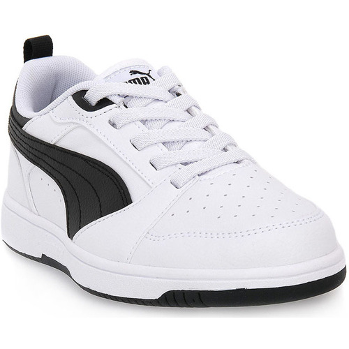 Scarpe Bambino Sneakers Puma 04 REBOUND V6 LOW Bianco