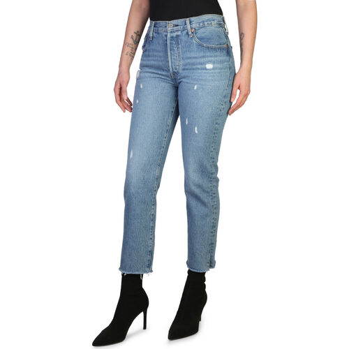 Abbigliamento Donna Jeans Levi's - 501_crop Blu