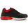 Scarpe Uomo Sneakers Shone 005-001 Black/Red Nero