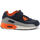 Scarpe Uomo Sneakers Shone 005-001-V Navy/Orange Blu