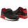 Scarpe Uomo Sneakers Shone 005-001-V Black/Red Nero
