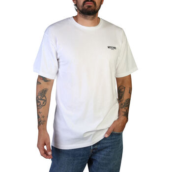 Abbigliamento Uomo T-shirt maniche corte Moschino A0707-9412 A0001 White Bianco