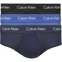 Biancheria Intima Uomo Slip Calvin Klein Jeans 3P Hip Brief Blu