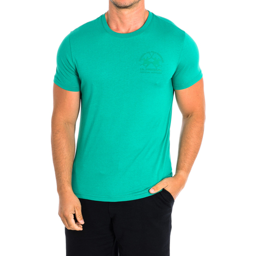 Abbigliamento Uomo T-shirt maniche corte La Martina TMR011-JS206-03104 Verde