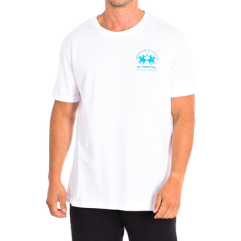 Abbigliamento Uomo T-shirt maniche corte La Martina TMR011-JS206-B0640 Bianco