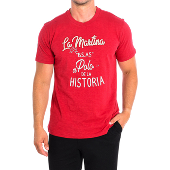 Abbigliamento Uomo T-shirt maniche corte La Martina TMR301-JS259-06017 Rosso