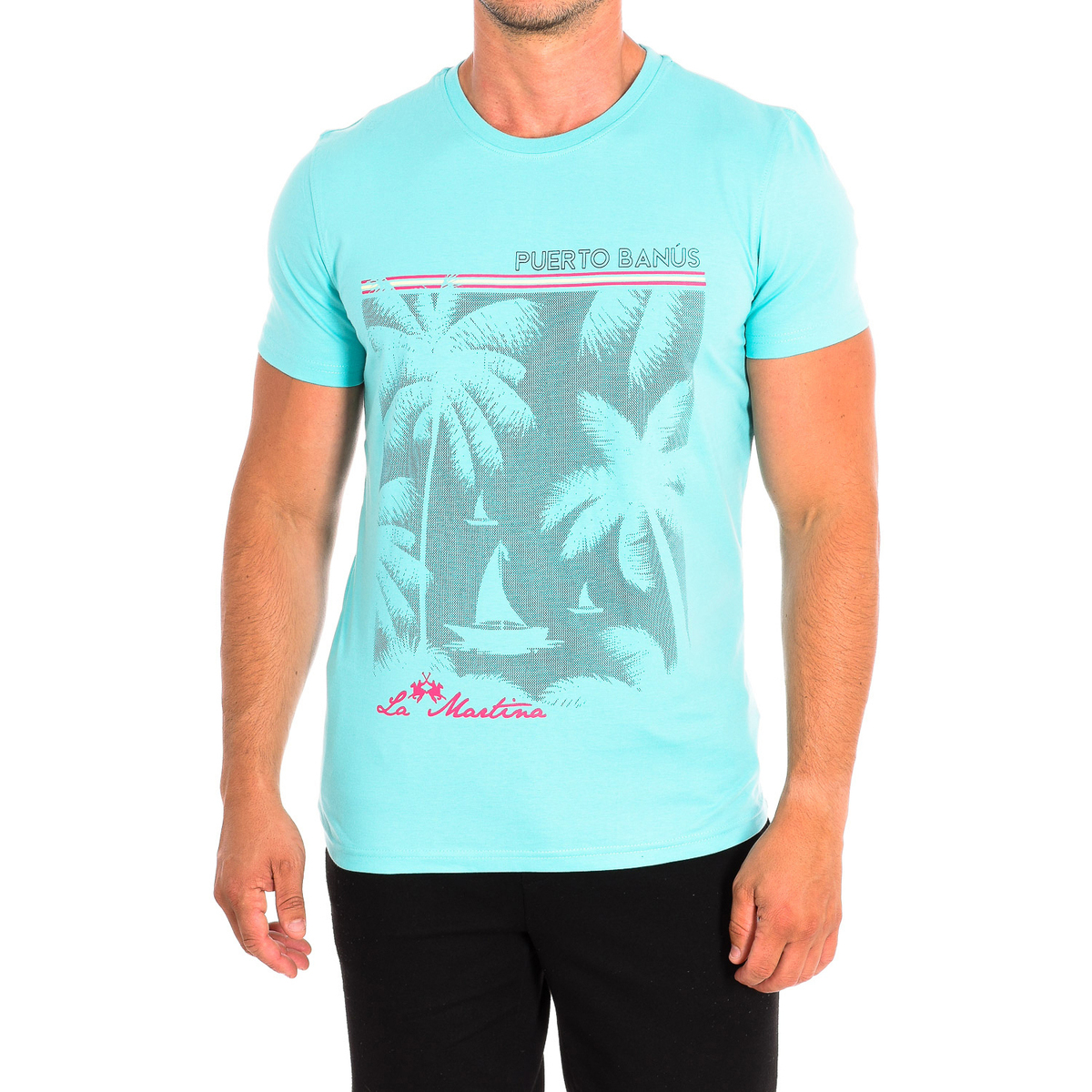 Abbigliamento Uomo T-shirt maniche corte La Martina TMR324-JS354-03005 Blu