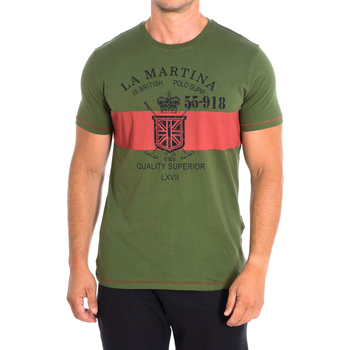 Abbigliamento Uomo T-shirt maniche corte La Martina TMRE31-JS206-03175 Verde