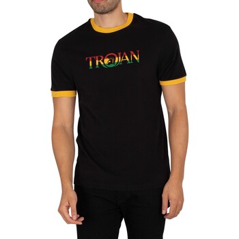 Abbigliamento Uomo T-shirt maniche corte Trojan Maglietta firmata Nero