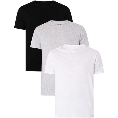 Abbigliamento Uomo T-shirt maniche corte Lacoste Confezione da 3 t-shirt Essentials Lounge Multicolore