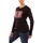 Abbigliamento Donna T-shirts a maniche lunghe Liu Jo WF3084JS923 Nero