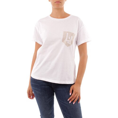 Abbigliamento Donna T-shirt maniche corte Liu Jo WF3079J5923 Bianco