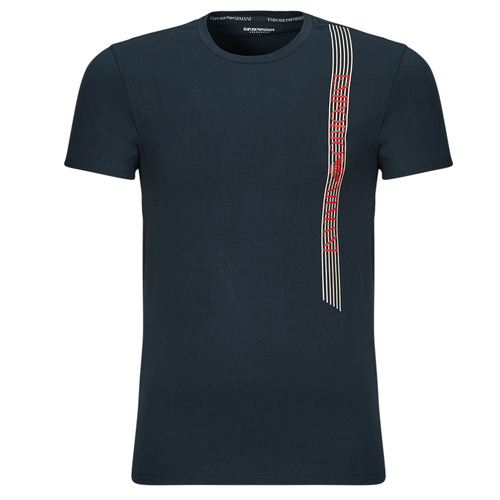Abbigliamento Uomo T-shirt maniche corte Emporio Armani UNDERLINED LOGO Marine