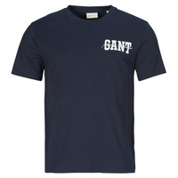 Abbigliamento Uomo T-shirt maniche corte Gant ARCH SCRIPT SS T-SHIRT Marine