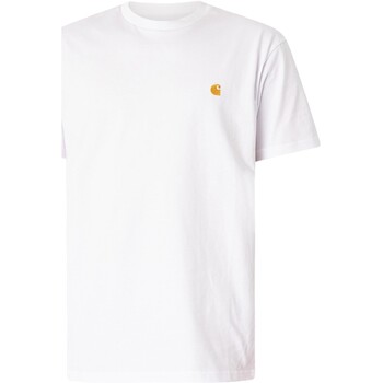 Abbigliamento Uomo T-shirt maniche corte Carhartt Chase T-Shirt Bianco