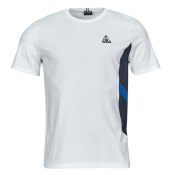 Abbigliamento Uomo T-shirt maniche corte Le Coq Sportif SAISON 1 TEE SS N°1 M Bianco