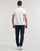 Abbigliamento Uomo T-shirt maniche corte Esprit OCS LOGO STRIPE Bianco