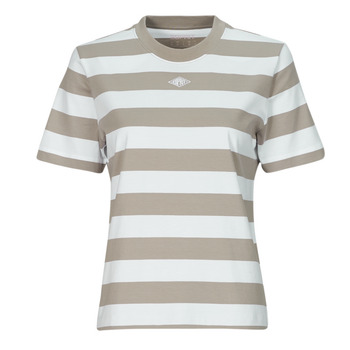Abbigliamento Donna T-shirt maniche corte Esprit PIMA Bianco / Beige