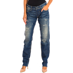Abbigliamento Donna Pantaloni Le Temps des Cerises JH711BASWC615-BLUE Blu