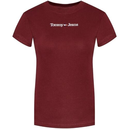 Abbigliamento Donna T-shirt maniche corte Tommy Hilfiger  Rosso
