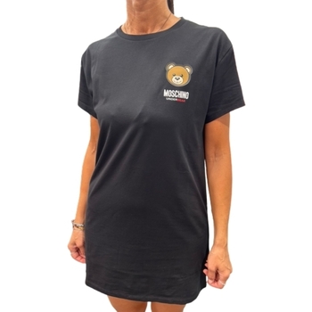 Abbigliamento Donna T-shirt & Polo Moschino MAXI T-SHIRT E24MO14 Nero