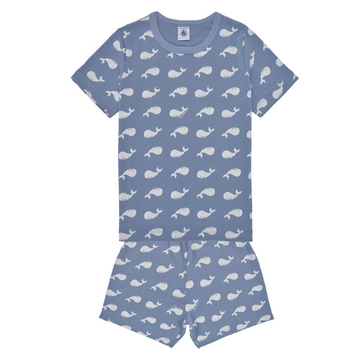 Abbigliamento Bambino Pigiami / camicie da notte Petit Bateau MAELIG Blu