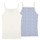 Abbigliamento Bambina Top / T-shirt senza maniche Petit Bateau A0A4D X2 Blu / Bianco