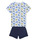 Abbigliamento Unisex bambino Pigiami / camicie da notte Petit Bateau A0ABD X2 Blu / Giallo