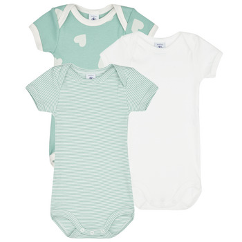 Abbigliamento Unisex bambino Pigiami / camicie da notte Petit Bateau LOVING X3 Bianco / Verde
