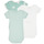 Abbigliamento Unisex bambino Pigiami / camicie da notte Petit Bateau LOVING X3 Bianco / Verde