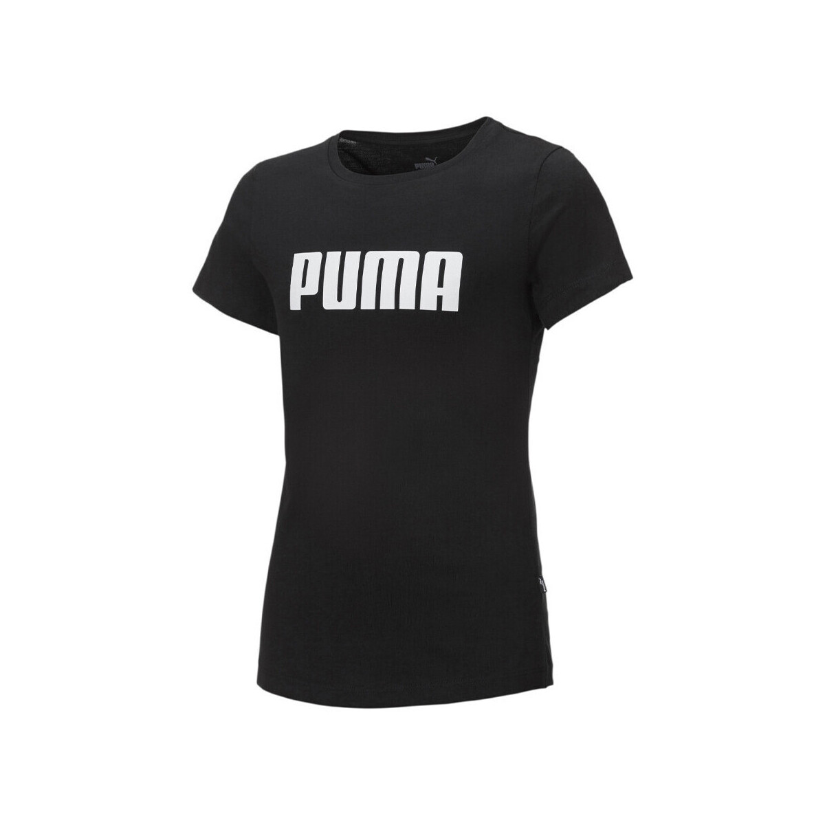Abbigliamento Bambina T-shirt & Polo Puma 854972-06 Nero