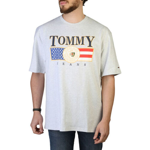 Abbigliamento Uomo T-shirt maniche corte Tommy Hilfiger - dm0dm15660 Grigio