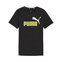 Abbigliamento Bambino T-shirt maniche corte Puma ESS+ 2 COL LOGO TEE B Nero