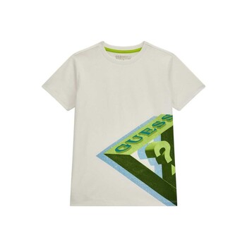 Abbigliamento Bambino T-shirt maniche corte Guess L4RI00 Bianco