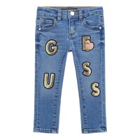 Abbigliamento Bambina Jeans slim Guess K4RA02 Blu