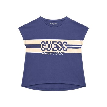 Abbigliamento Bambina T-shirt maniche corte Guess SS SHIRT Blu