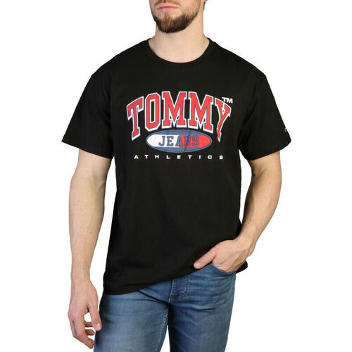 Abbigliamento Uomo T-shirt maniche corte Tommy Hilfiger - dm0dm16407 Nero