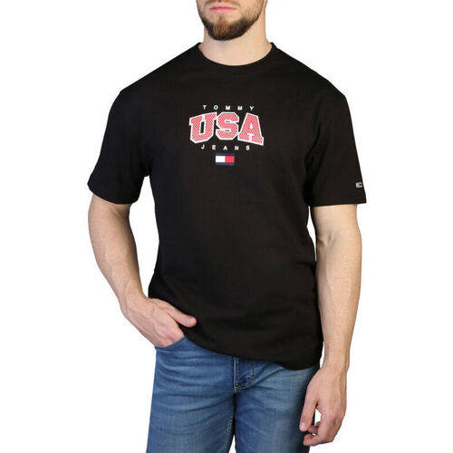 Abbigliamento Uomo T-shirt maniche corte Tommy Hilfiger - dm0dm16406 Nero