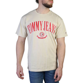 Abbigliamento Uomo T-shirt maniche corte Tommy Hilfiger - dm0dm16400 Marrone