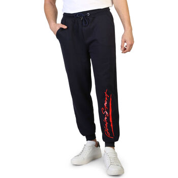 Abbigliamento Uomo Pantaloni Philipp Plein Sport pfps501i-85 black Blu