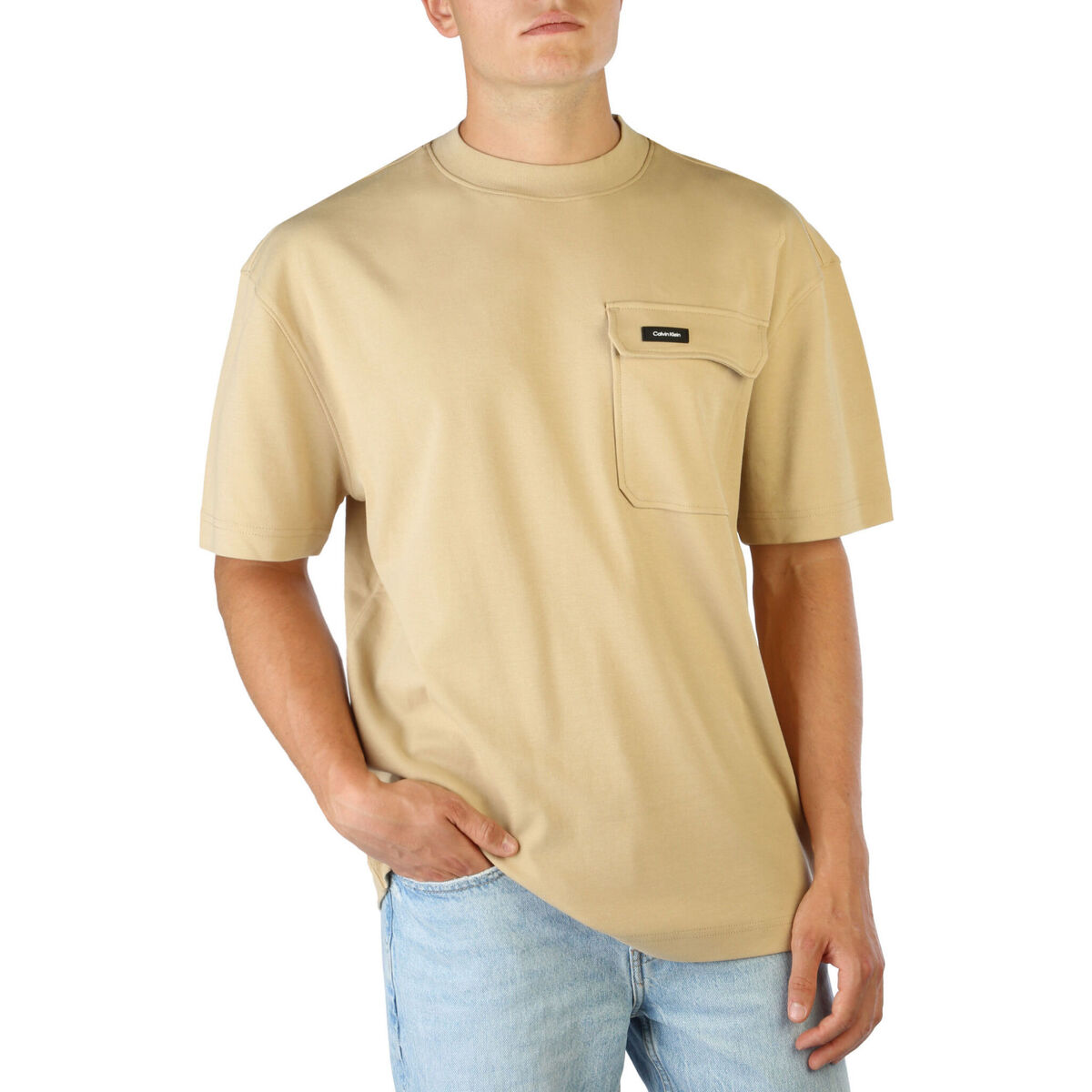 Abbigliamento Uomo T-shirt maniche corte Calvin Klein Jeans - k10k109790 Marrone